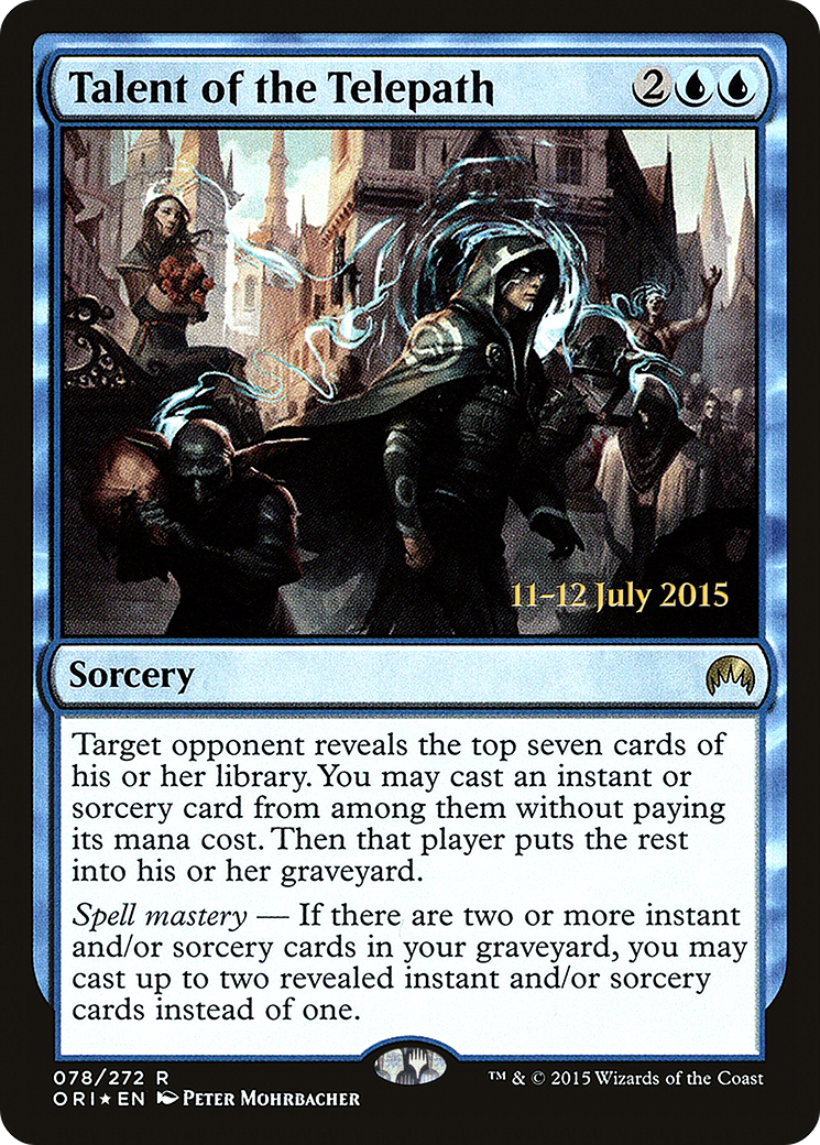 Image of Talent of the Telepath (PRE-078) - Magic Origins Promos Foil