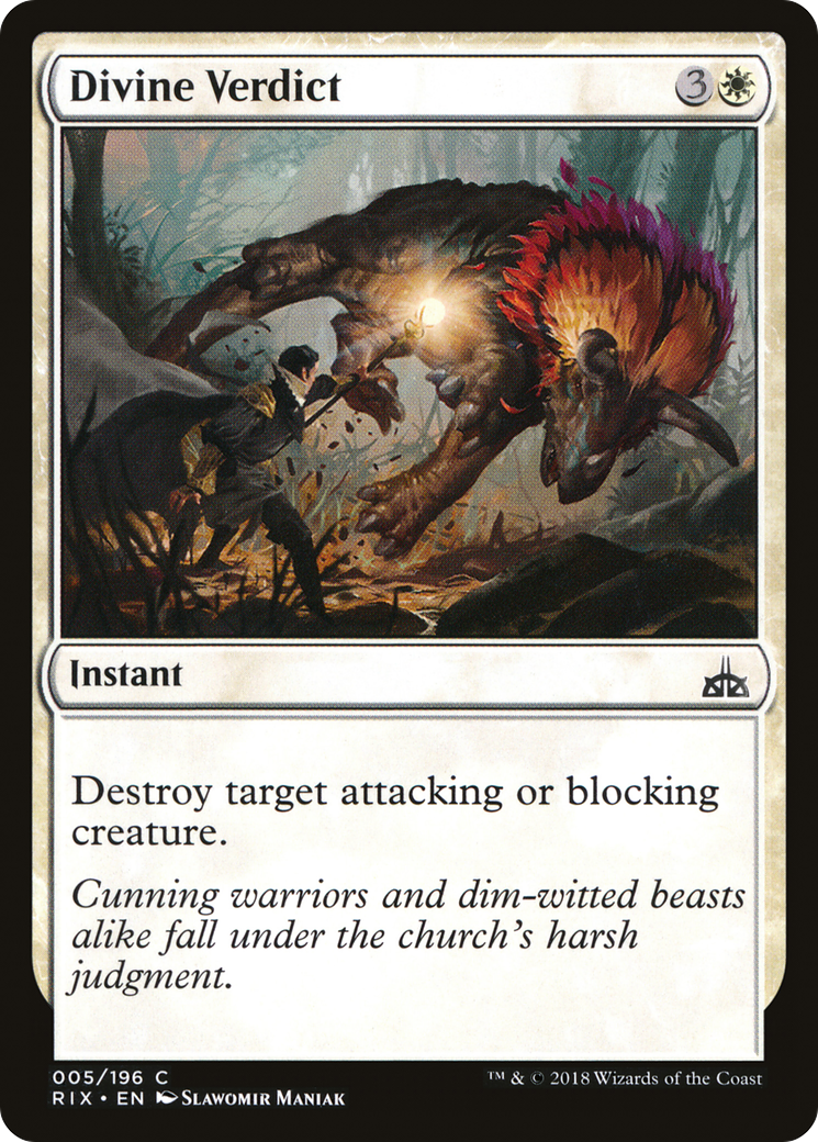 Image of Divine Verdict (RIX-005) - Rivals of Ixalan