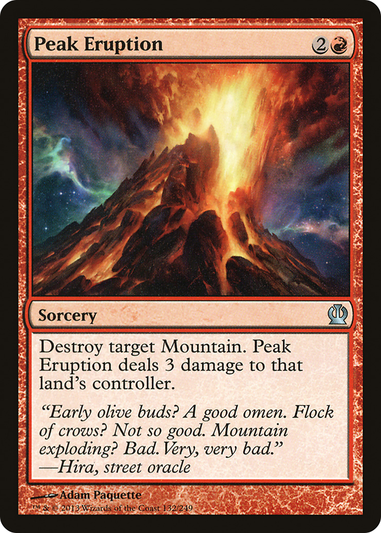 Image of Peak Eruption (THS-132) - Theros
