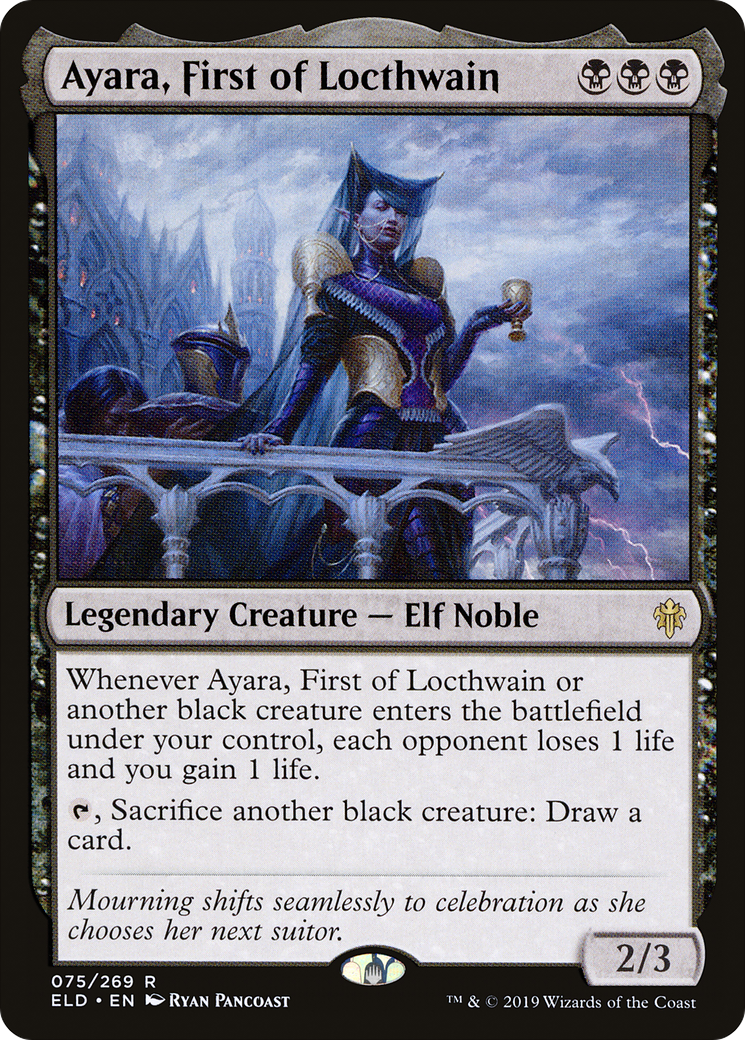 Image of Ayara, First of Locthwain (ELD-075) - Throne of Eldraine
