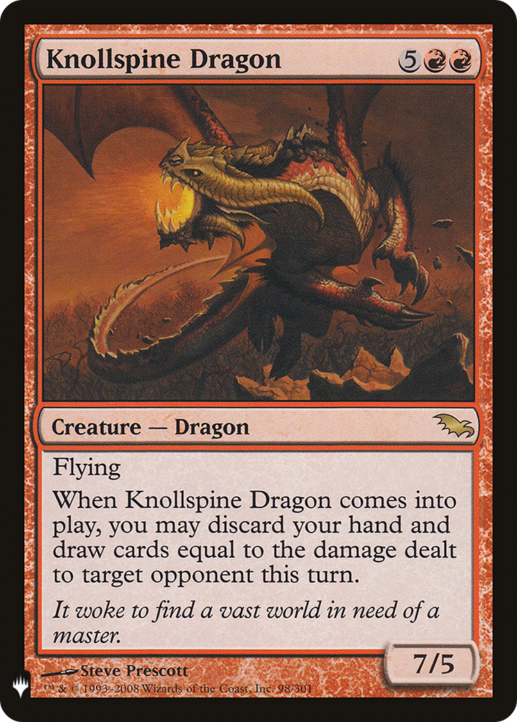 Image of Knollspine Dragon (LIST-SHM-98) - The List