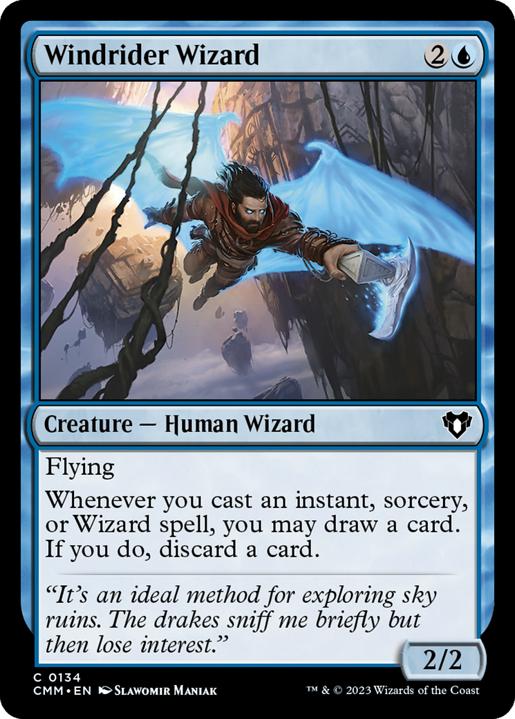 Image of Windrider Wizard (CMM-134) - Commander Masters