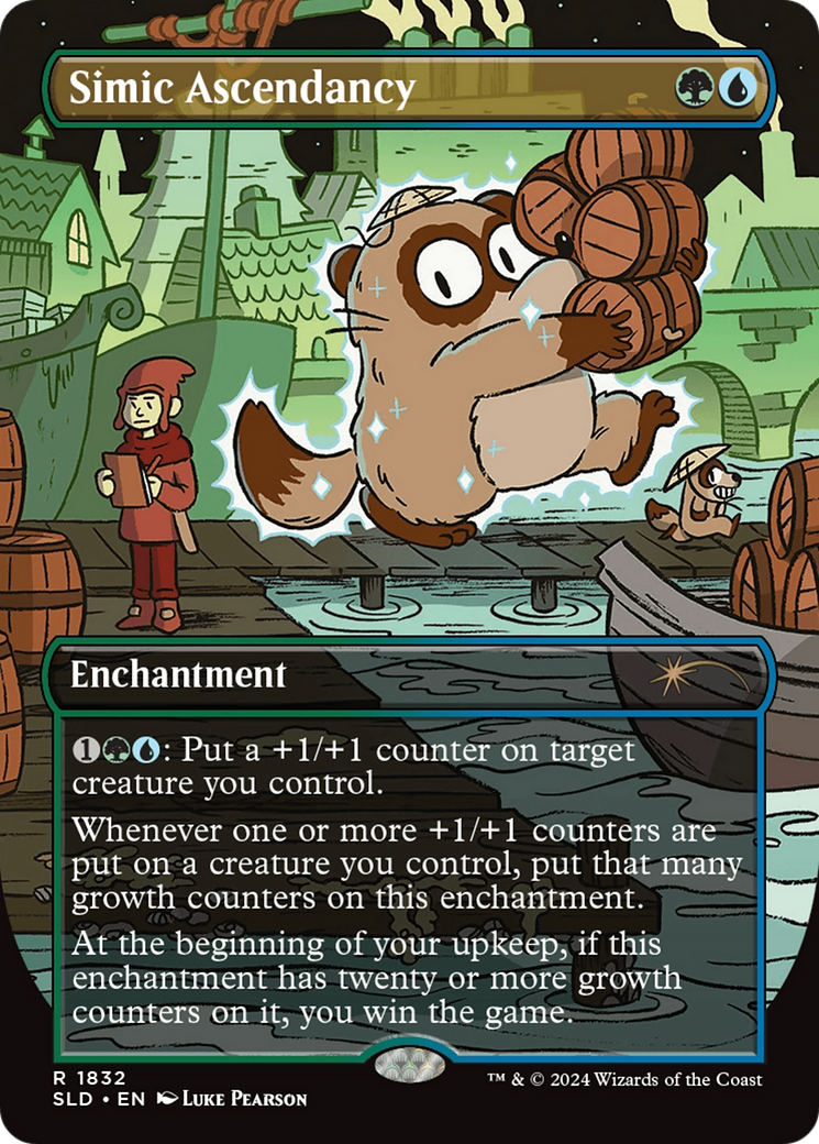 Image of Simic Ascendancy (SLD-1832) - Secret Lair Drop (Borderless) Foil