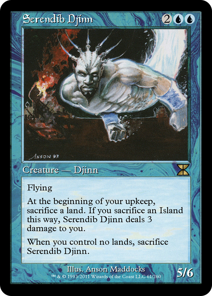 Image of Serendib Djinn (ME4-061) - Masters Edition IV Foil