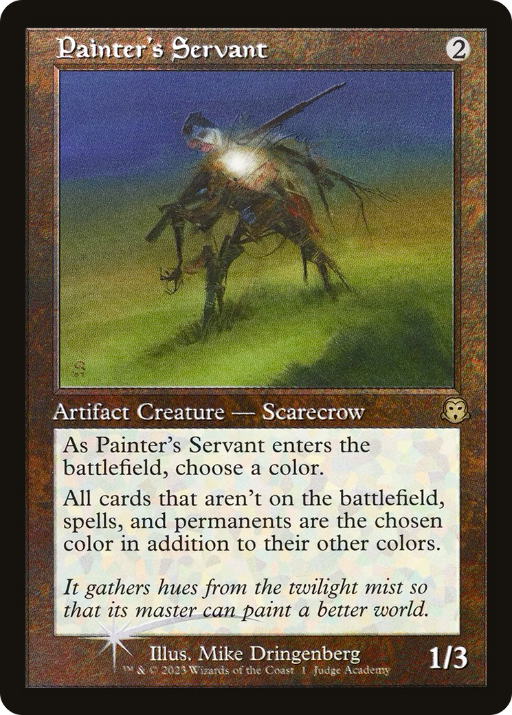 Image of Painter's Servant (JDG-001) - Judge Gift Cards 2023 Foil