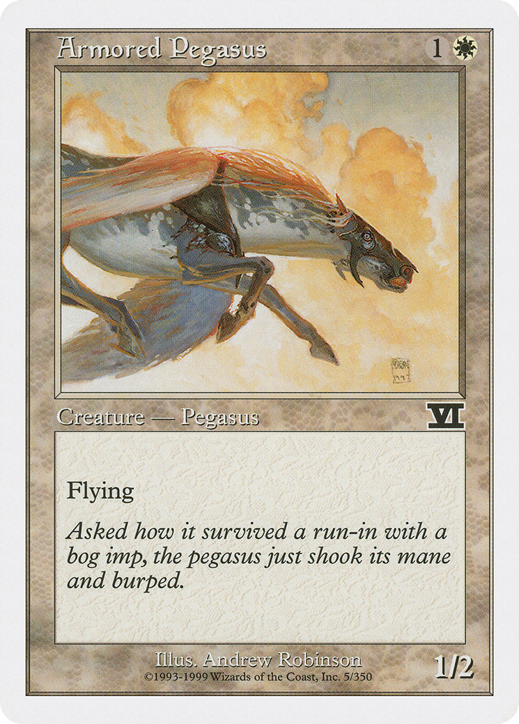 Image of Armored Pegasus (6ED-005) - Classic Sixth Edition