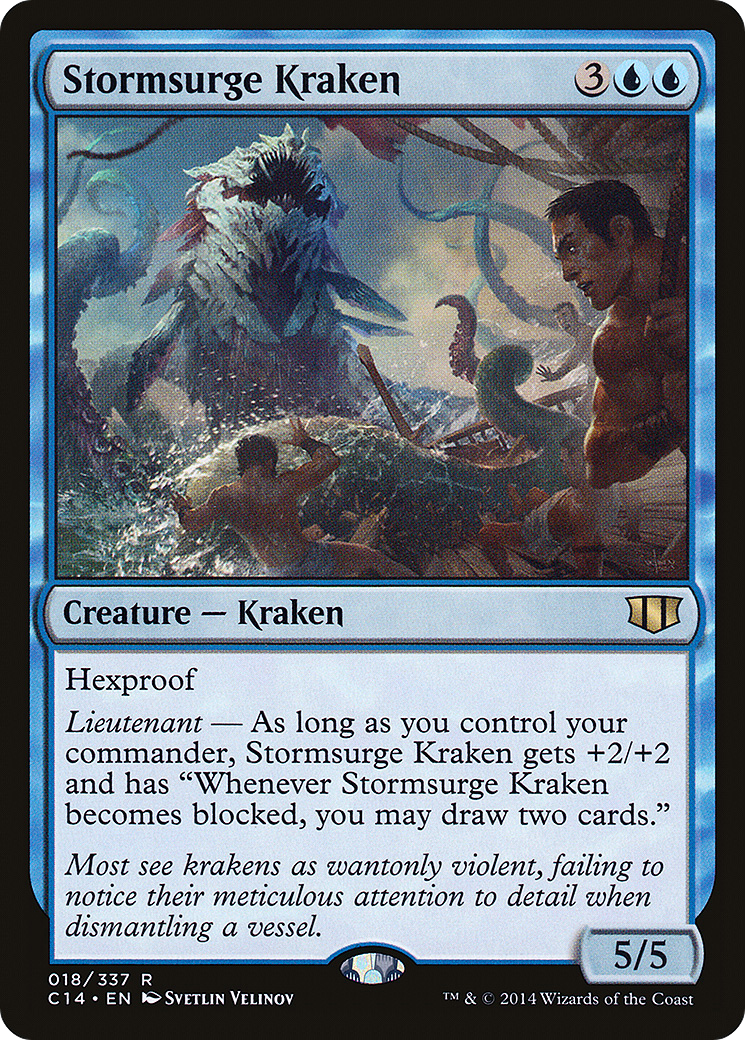 Image of Stormsurge Kraken (C14-018) - Commander 2014