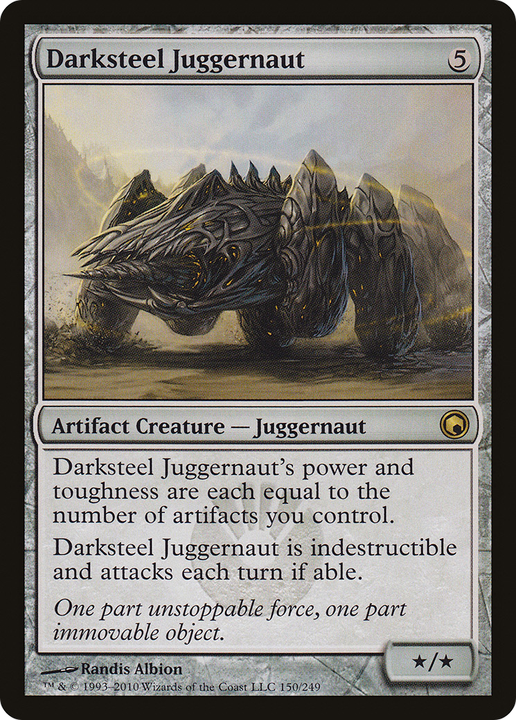 Image of Darksteel Juggernaut (SOM-150) - Scars of Mirrodin