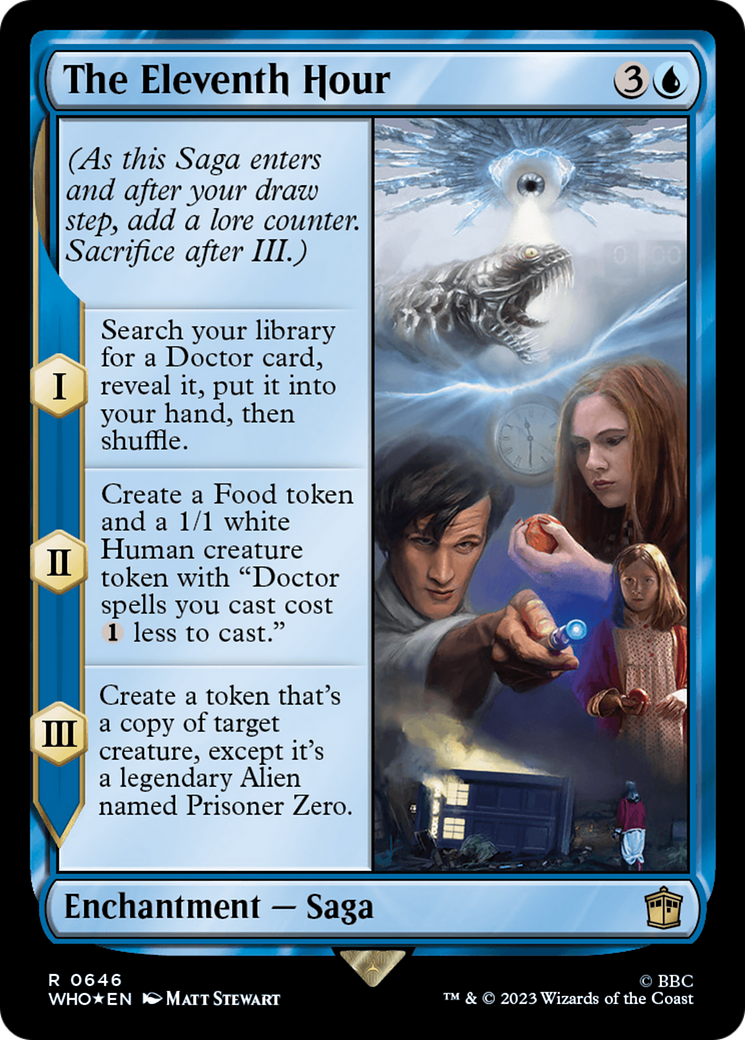 Image of The Eleventh Hour (Surge Foil) (WHO-646) - Doctor Who Foil