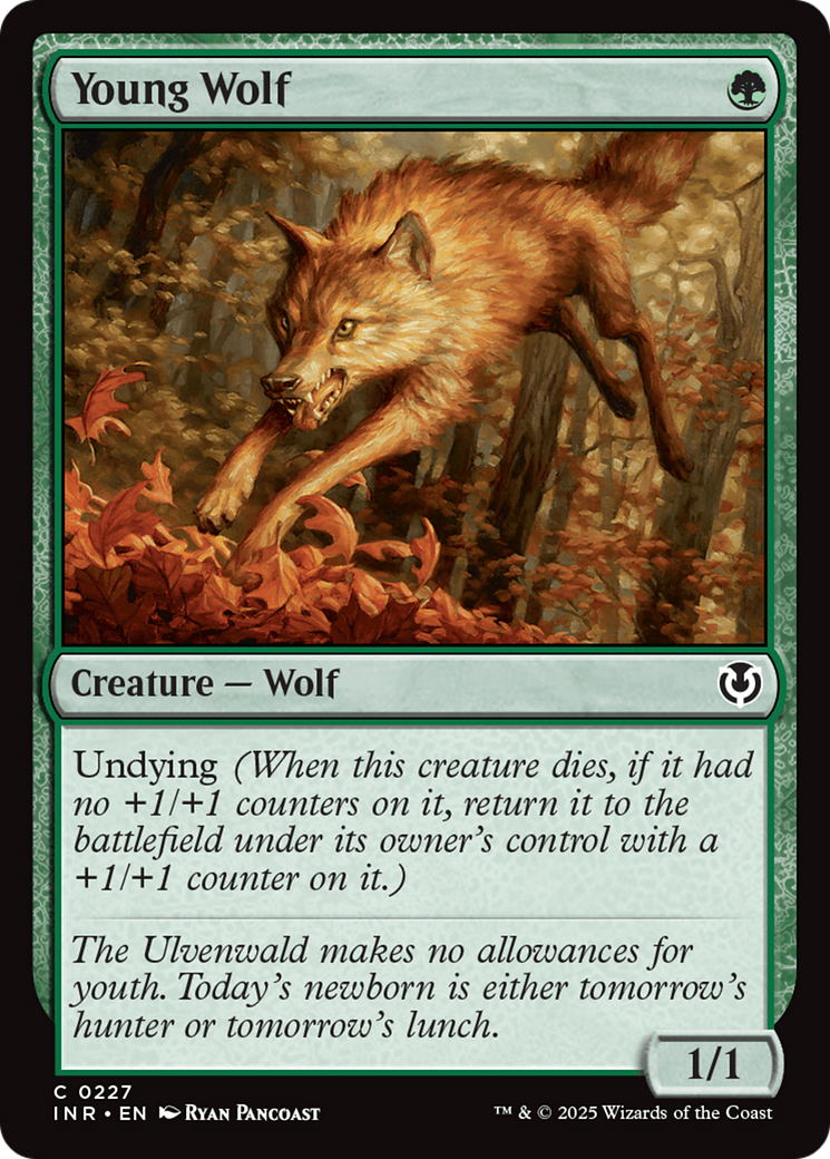 Image of Young Wolf (INR-227) - Innistrad Remastered Foil
