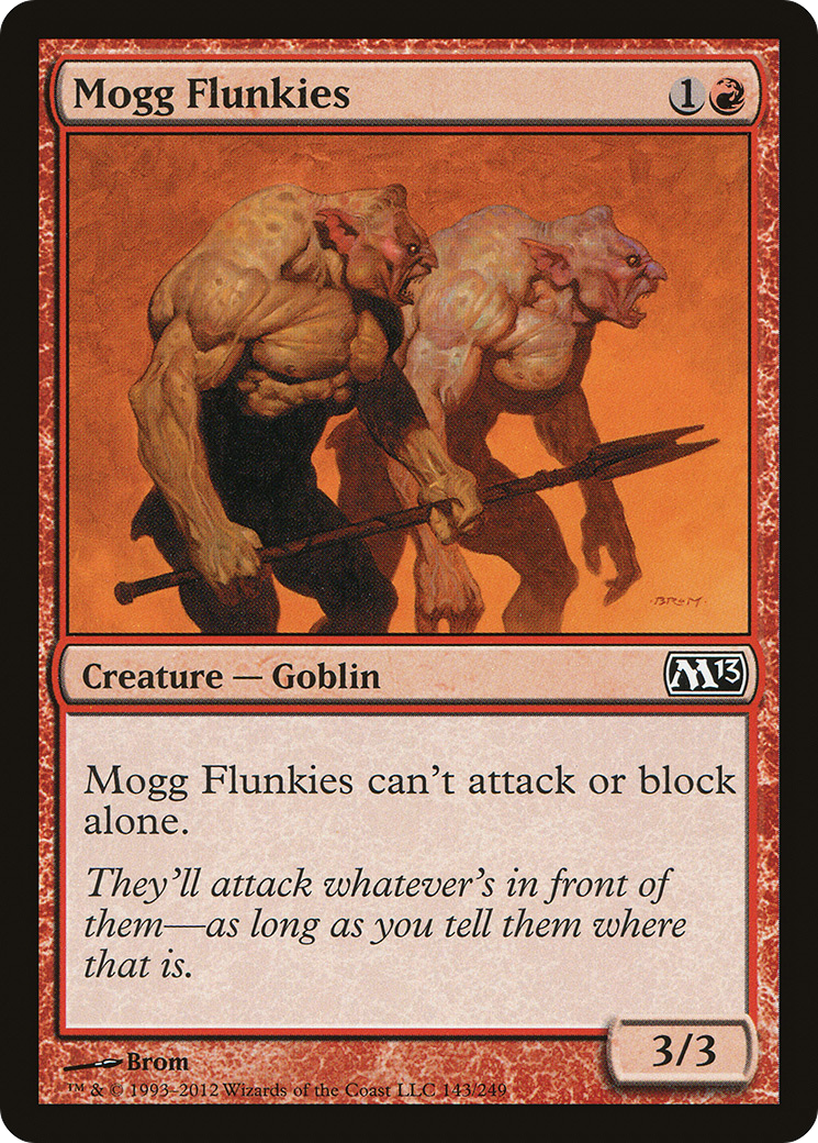 Image of Mogg Flunkies (M13-143) - Magic 2013 Foil