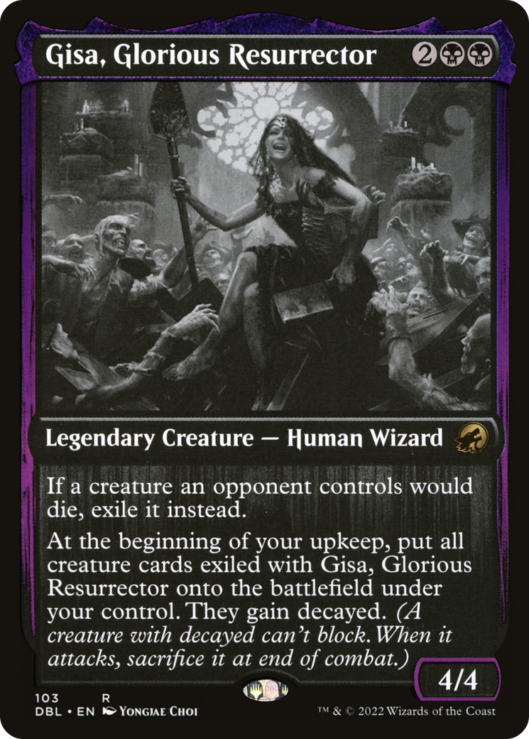 Image of Gisa, Glorious Resurrector (DBL-103) - Innistrad: Double Feature Foil
