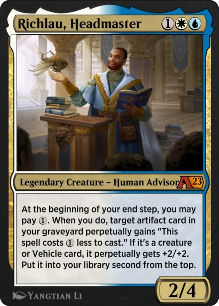 Image of Richlau, Headmaster (YBRO-023) - Alchemy: The Brothers' War