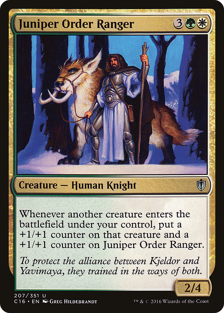 Image of Juniper Order Ranger (C16-207) - Commander 2016