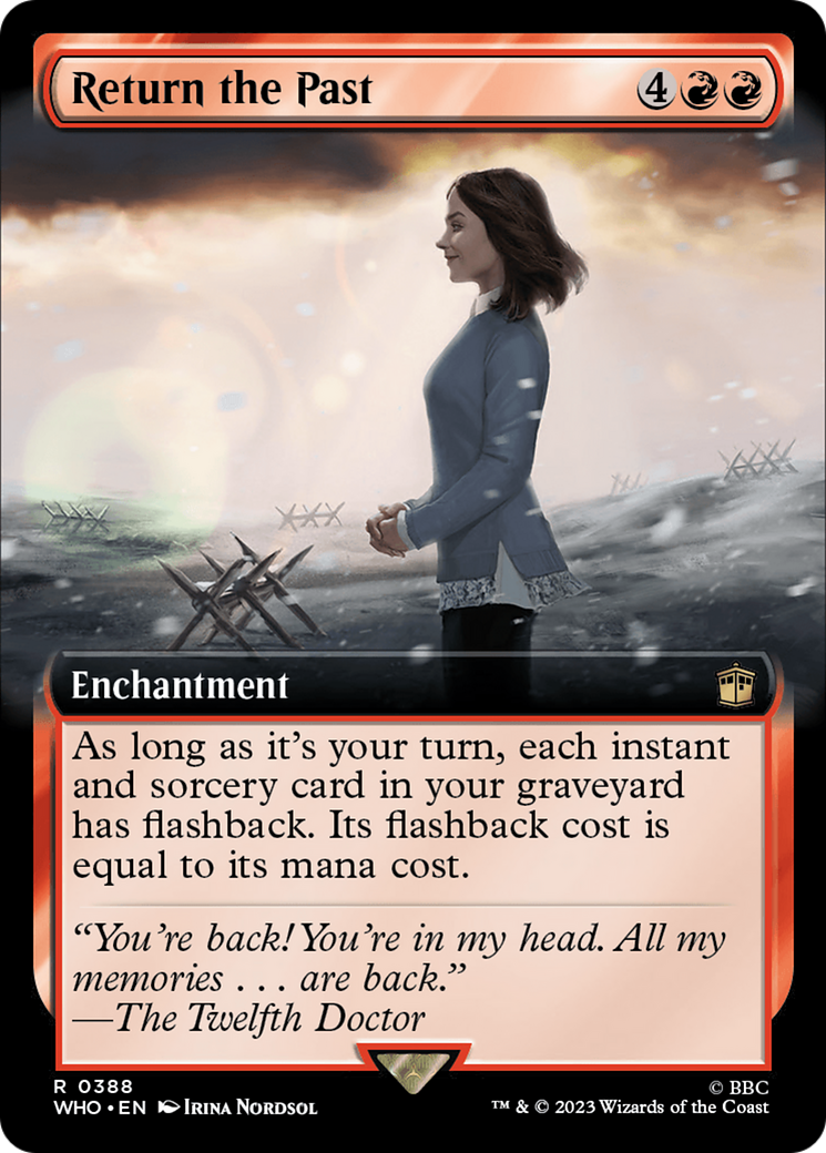 Image of Return the Past (Extended Art) (WHO-388) - Doctor Who: (Extended Art) Foil