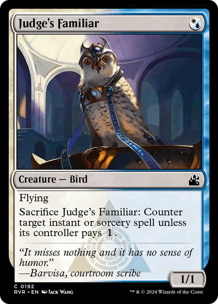 Image of Judge's Familiar (RVR-192) - Ravnica Remastered Foil