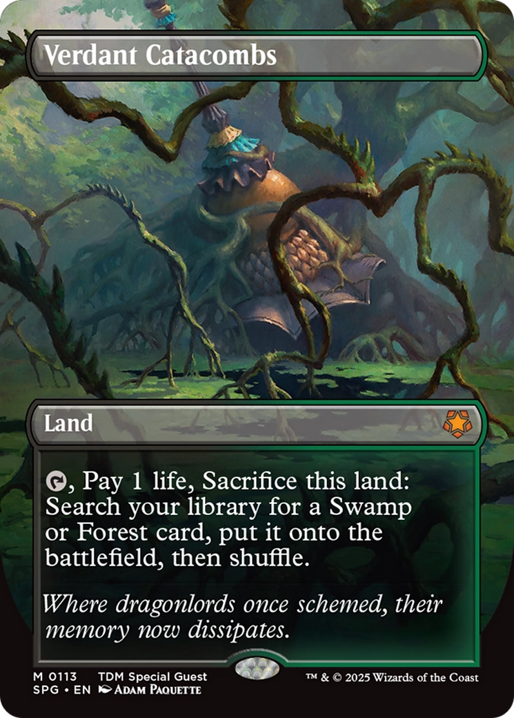 Image of Verdant Catacombs (Borderless) (SPG-113) - Special Guests (Borderless) Foil