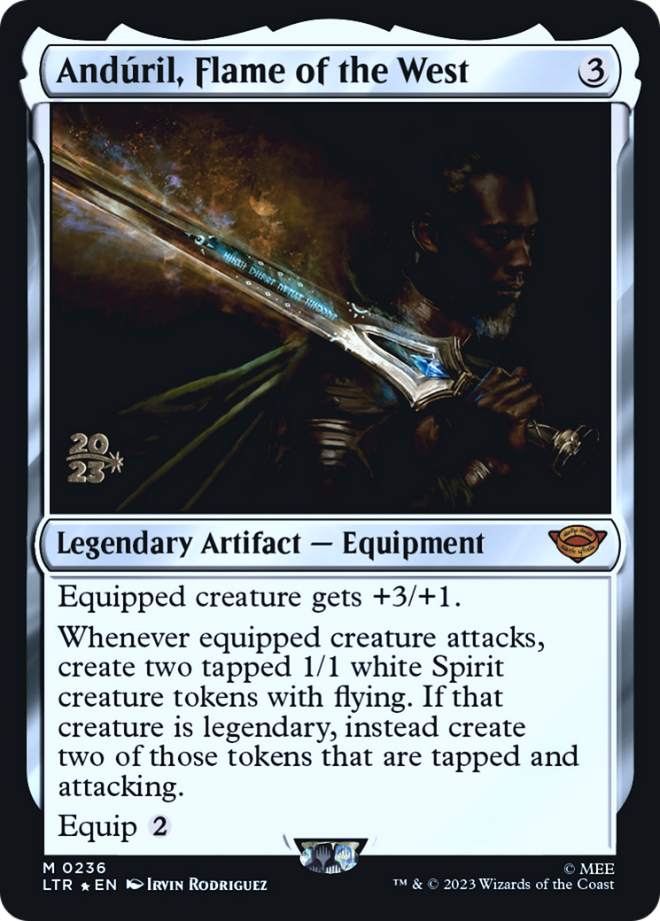 Image of Anduril, Flame of the West (PRE-236) - Tales of Middle-earth Promos Foil