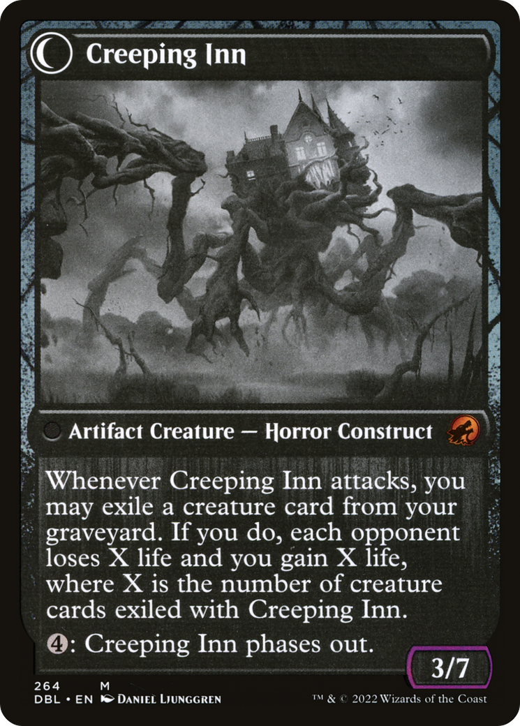 Image of Hostile Hostel (DBL-264) - Innistrad: Double Feature: (Double Faced Transform) Foil