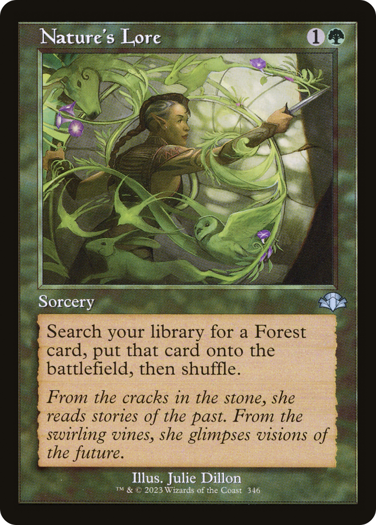 Image of Nature's Lore (Retro Frame) (DMR-346) - Dominaria Remastered