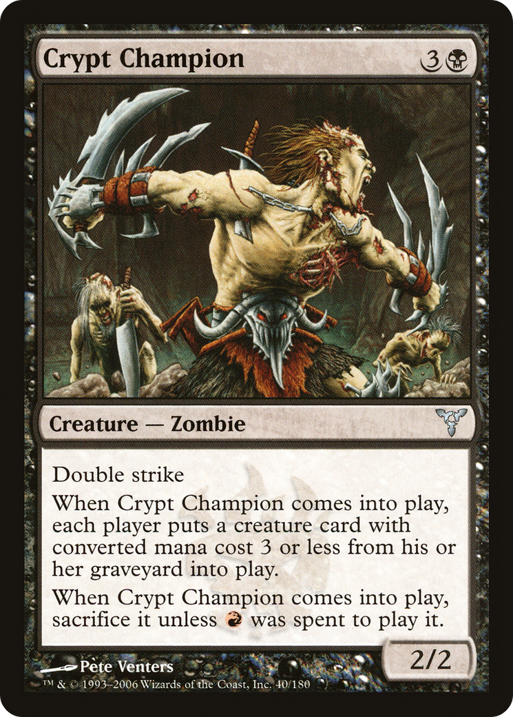 Image of Crypt Champion (DIS-040) - Dissension