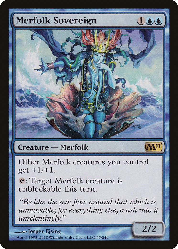 Image of Merfolk Sovereign (M11-065) - Magic 2011