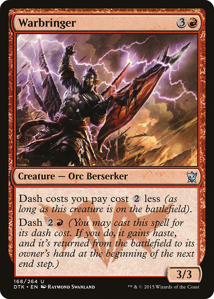 Image of Warbringer (DTK-168) - Dragons of Tarkir