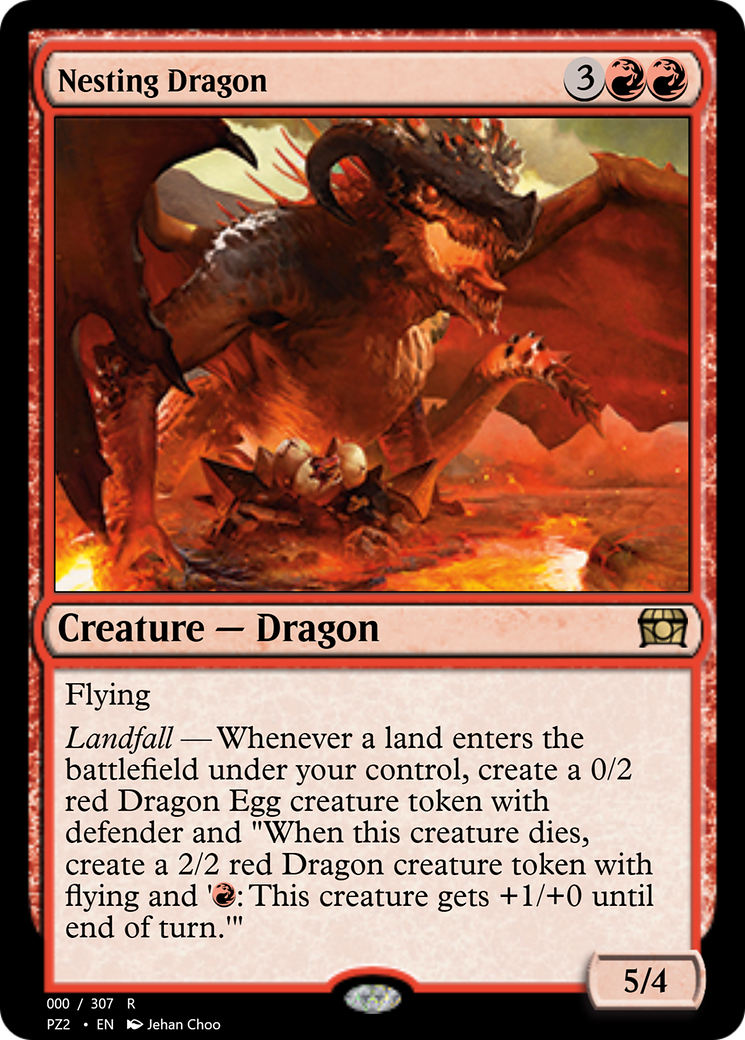 Image of Nesting Dragon (PZ2-70649) - Treasure Chest
