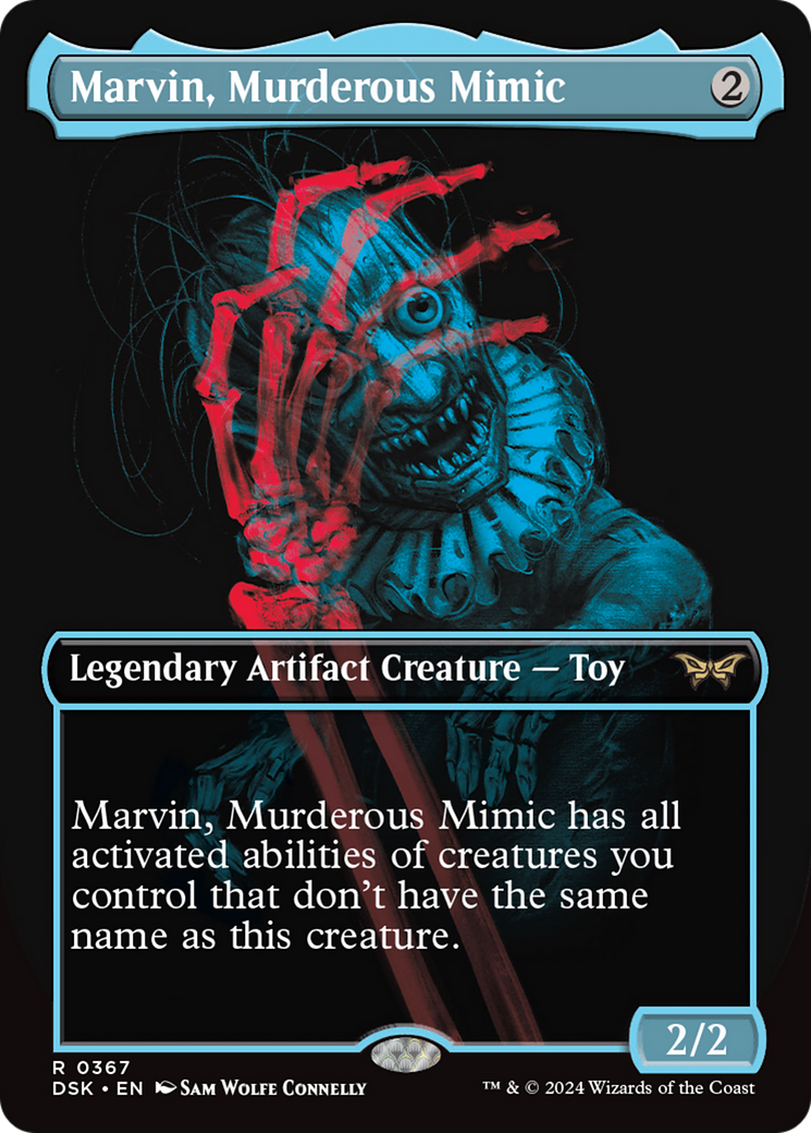 Image of Marvin, Murderous Mimic (Showcase) (DSK-367) - Duskmourn: House of Horror (Borderless)