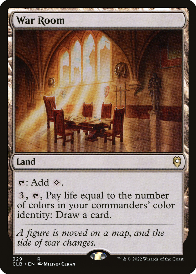 Image of War Room (CLB-929) - Commander Legends: Battle for Baldur's Gate