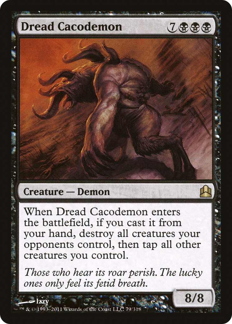 Image of Dread Cacodemon (CMD-079) - Commander 2011