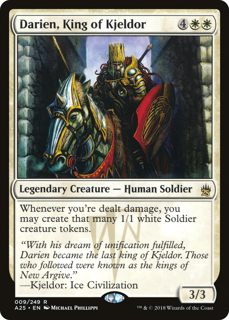 Image of Darien, King of Kjeldor (A25-009) - Masters 25 Foil