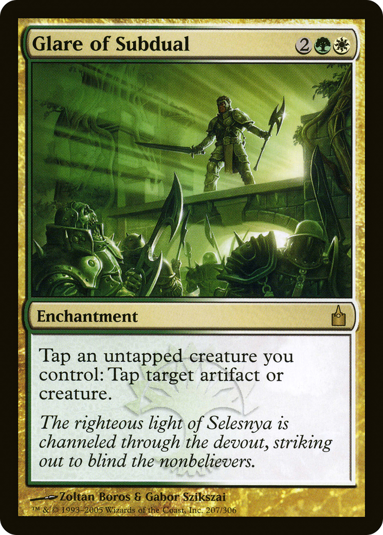 Image of Glare of Subdual (RAV-207) - Ravnica: City of Guilds