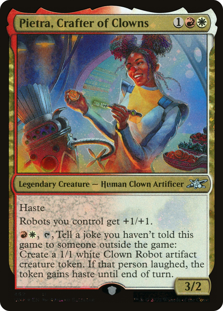 Image of Pietra, Crafter of Clowns (Galaxy Foil) (UNF-462) - Unfinity Foil