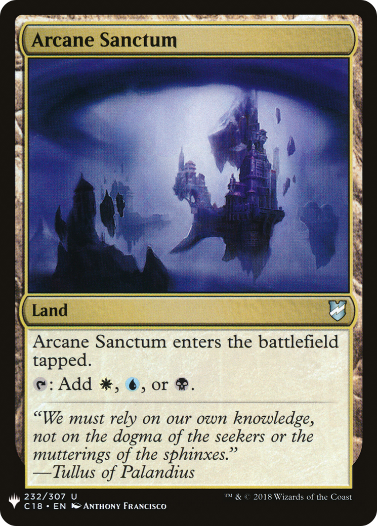Image of Arcane Sanctum (LIST-C18-232) - The List