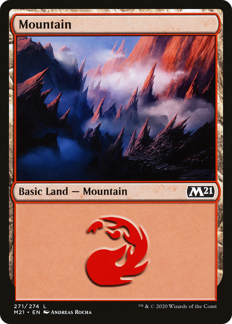 Image of Mountain (271) (M21-271) - Core Set 2021