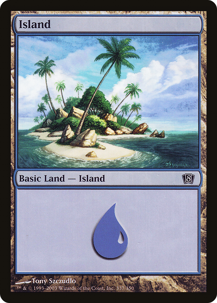 Image of Island (337) (8ED-337) - 8th Edition