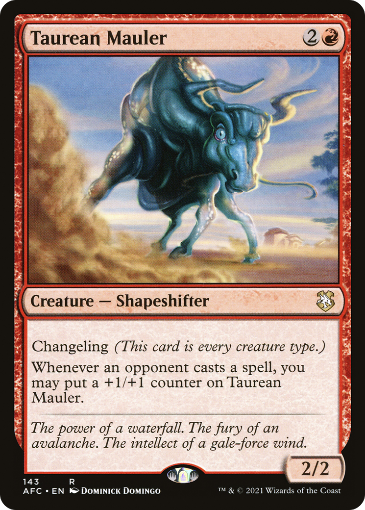 Image of Taurean Mauler (AFC-143) - Forgotten Realms Commander