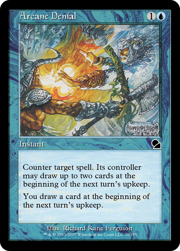 Image of Arcane Denial (ME1-031) - Masters Edition Foil