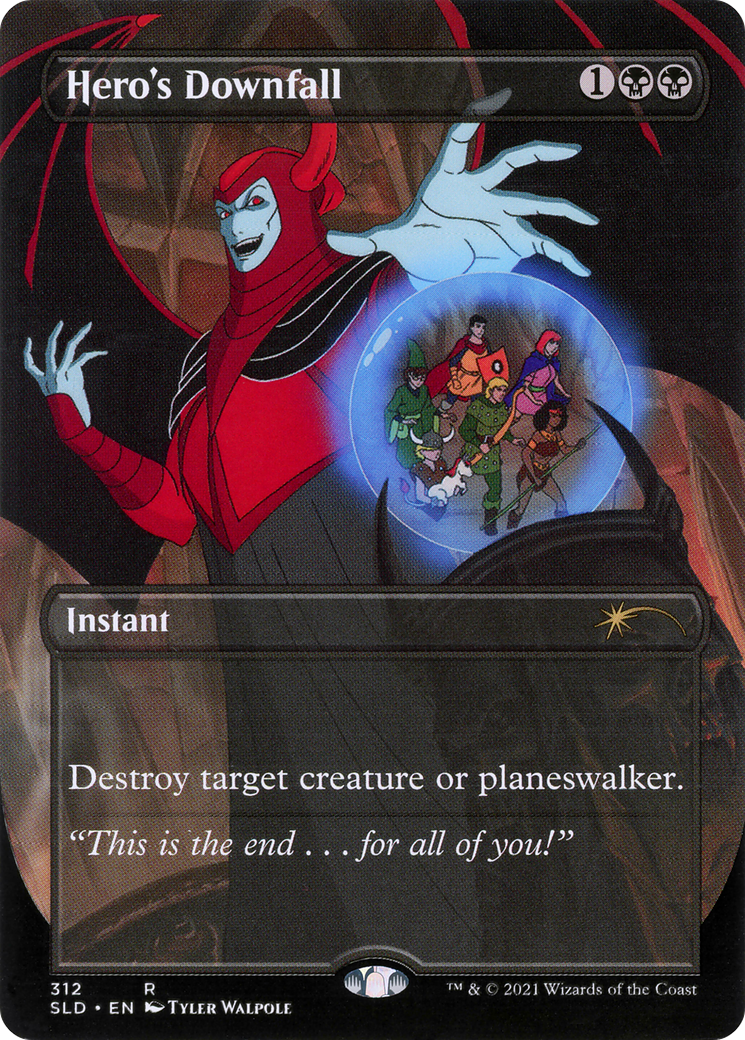 Image of Hero's Downfall (SLD-312) - Secret Lair Drop (Borderless)