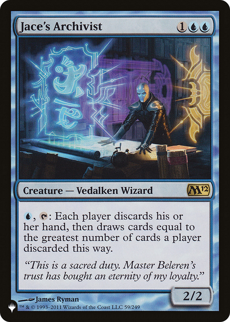 Image of Jace's Archivist (LIST-M12-59) - The List