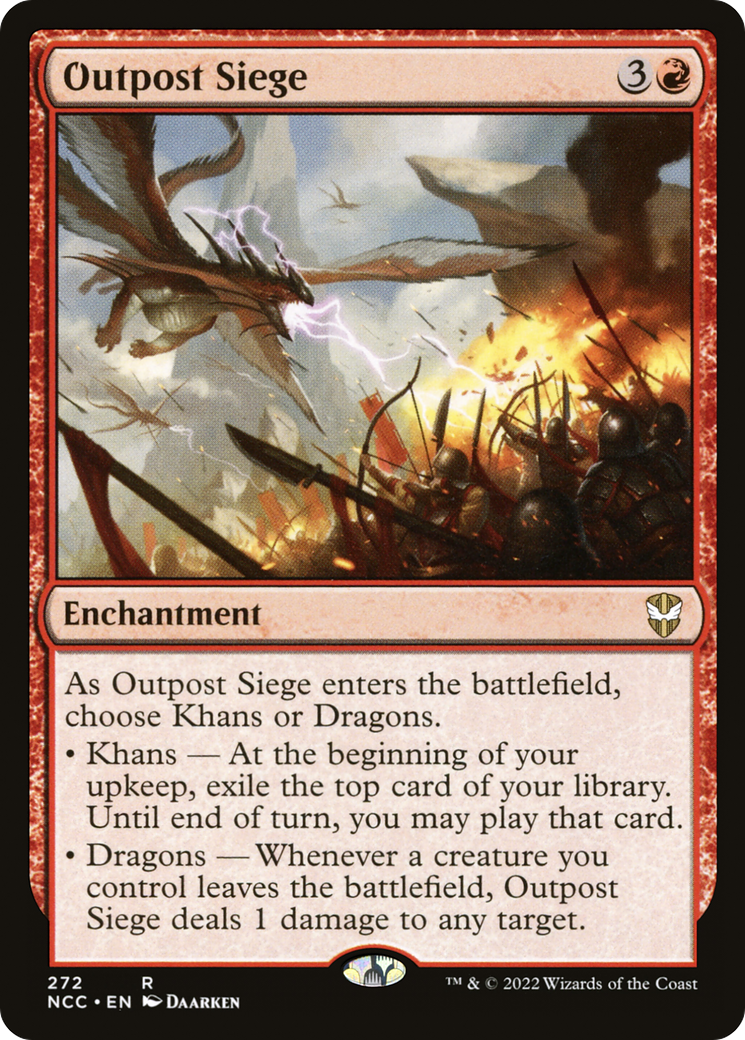 Image of Outpost Siege (NCC-272) - New Capenna Commander
