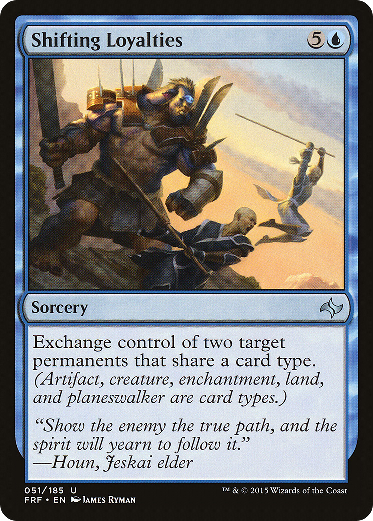 Image of Shifting Loyalties (FRF-051) - Fate Reforged Foil
