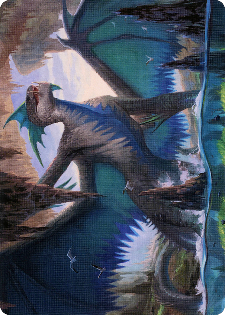 Image of Murktide Regent // Murktide Regent (AMH2-020) - Modern Horizons 2 Art Series (Borderless)