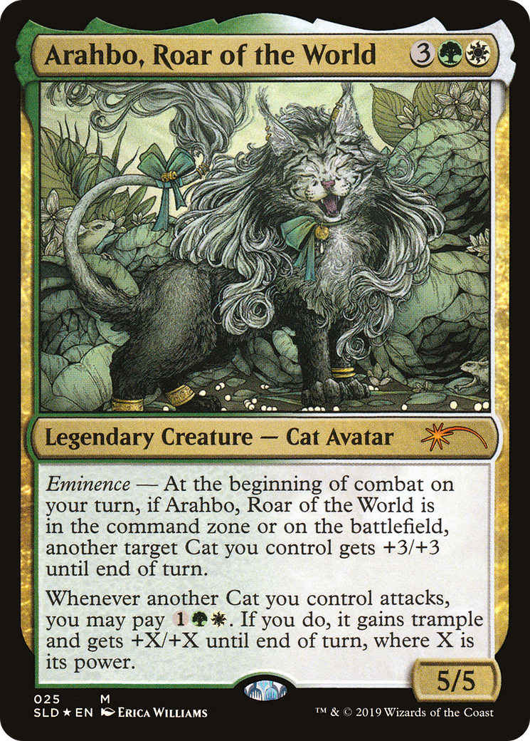 Image of Arahbo, Roar of the World (SLD-025) - Secret Lair Drop Foil