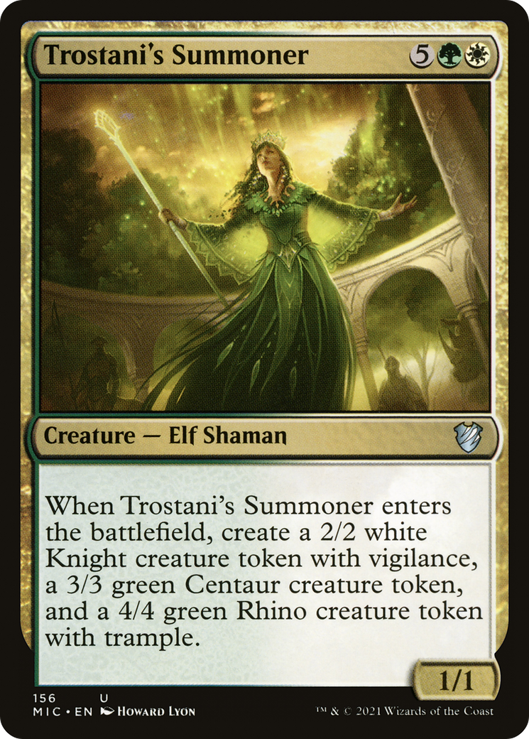 Image of Trostani's Summoner (MIC-156) - Midnight Hunt Commander