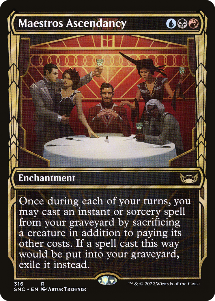 Image of Maestros Ascendancy (Showcase) (SNC-316) - Streets of New Capenna: (Showcase)
