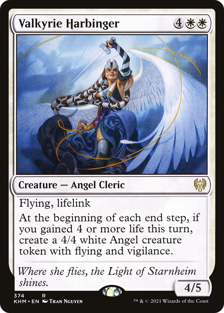 Image of Valkyrie Harbinger (KHM-374) - Kaldheim