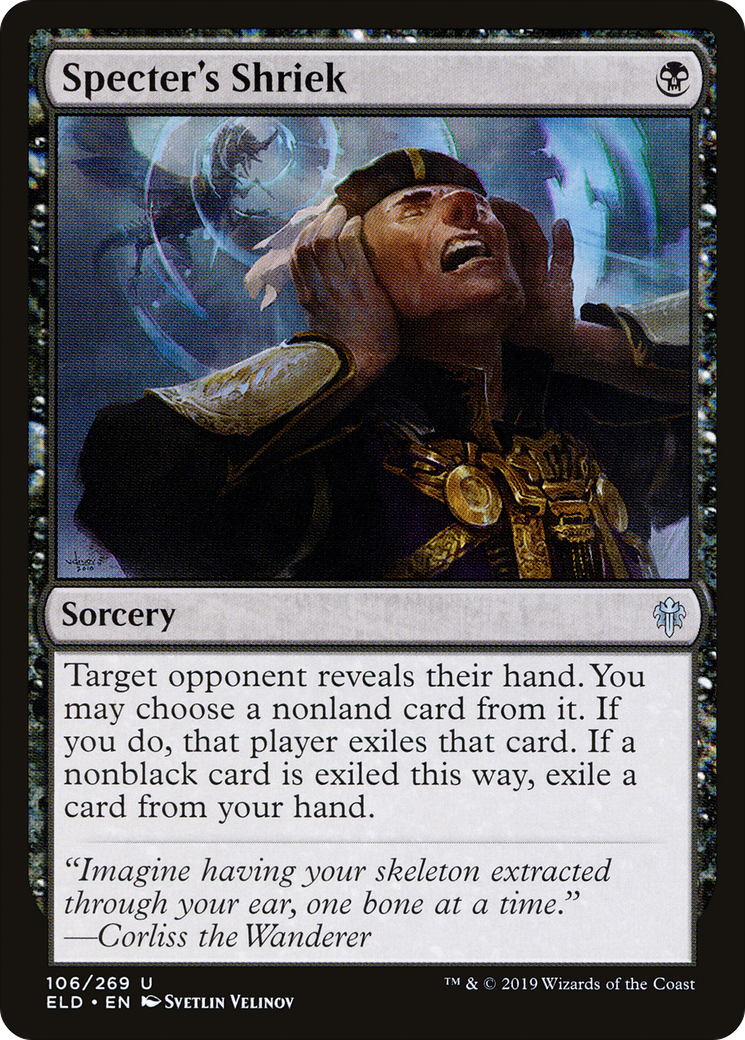 Image of Specter's Shriek (ELD-106) - Throne of Eldraine