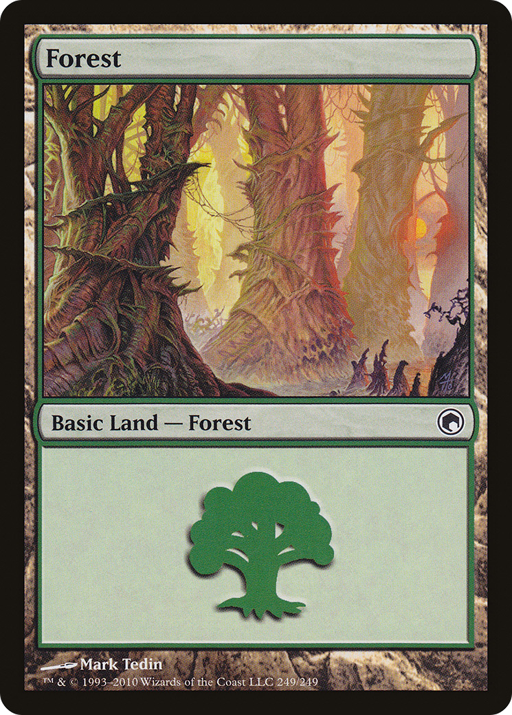 Image of Forest (249) (SOM-249) - Scars of Mirrodin